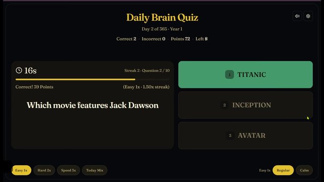 Daily Brain Quiz